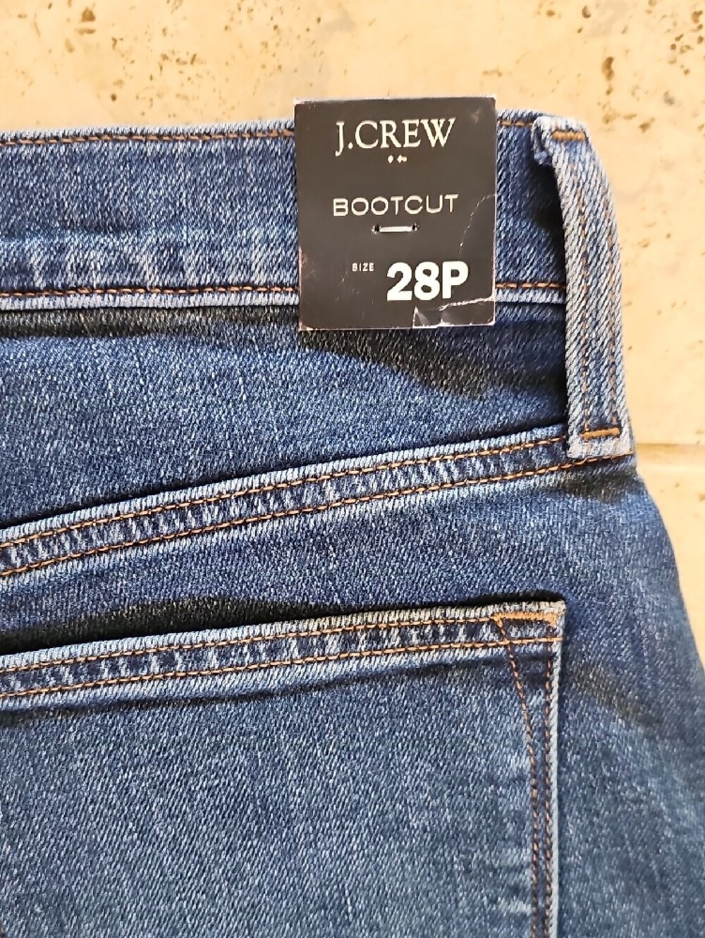 NWT J. Crew Boot Cut Indigo Wash Jeans Sz 28P - Picture 9 of 11